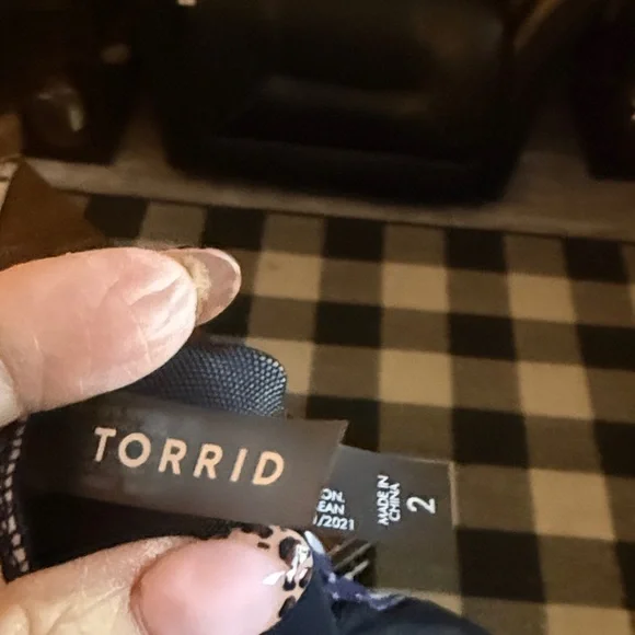 Checkered bathing suit one peace - Picture 2 of 2